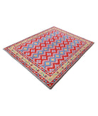 Revival 5'2'' X 6'6'' Hand-Knotted Wool Rug 5'2'' x 6'6'' (155 X 195) / Red / Gold