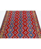 Revival 5'2'' X 6'6'' Hand-Knotted Wool Rug 5'2'' x 6'6'' (155 X 195) / Red / Gold