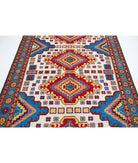 Revival 6'1'' X 7'10'' Hand-Knotted Wool Rug 6'1'' x 7'10'' (183 X 235) / Ivory / Blue