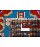 Revival 4'8'' X 6'8'' Hand-Knotted Wool Rug 4'8'' x 6'8'' (140 X 200) / Blue / Red