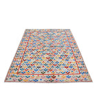 Revival 4'11'' X 6'7'' Hand-Knotted Wool Rug 4'11'' x 6'7'' (148 X 198) / Ivory / Multi