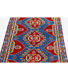 Revival 2'7'' X 3'10'' Hand-Knotted Wool Rug 2'7'' x 3'10'' (78 X 115) / Red / Blue