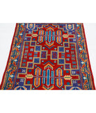 Revival 2'6'' X 3'10'' Hand-Knotted Wool Rug 2'6'' x 3'10'' (75 X 115) / Red / Purple