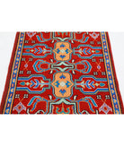 Revival 2'8'' X 3'11'' Hand-Knotted Wool Rug 2'8'' x 3'11'' (80 X 118) / Red / Blue