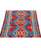 Revival 2'7'' X 4'0'' Hand-Knotted Wool Rug 2'7'' x 4'0'' (78 X 120) / Red / Blue