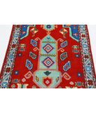 Revival 3'4'' X 4'10'' Hand-Knotted Wool Rug 3'4'' x 4'10'' (100 X 145) / Red / Ivory