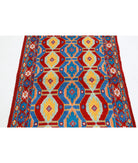 Revival 3'2'' X 5'0'' Hand-Knotted Wool Rug 3'2'' x 5'0'' (95 X 150) / Red / Blue