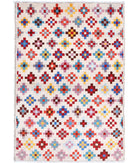 Revival 3'3'' X 4'9'' Hand-Knotted Wool Rug 3'3'' x 4'9'' (98 X 143) / Ivory / Multi