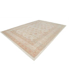 Samsun 10'10'' X 15'2'' Hand-Knotted Wool Rug 10'10'' x 15'2'' (325 X 455) / Ivory / Green