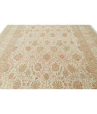 Samsun 10'10'' X 15'2'' Hand-Knotted Wool Rug 10'10'' x 15'2'' (325 X 455) / Ivory / Green