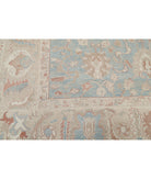 Samsun 8'10'' X 12'2'' Hand-Knotted Wool Rug 8'10'' x 12'2'' (265 X 365) / Blue / Taupe