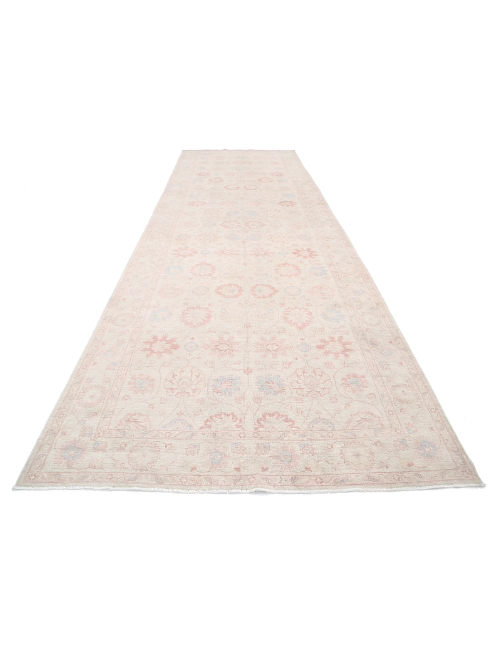 Serenity 6' 2" X 19' 6" Hand-Knotted Wool Rug 6' 2" X 19' 6" (188 X 594) / Ivory / Ivory