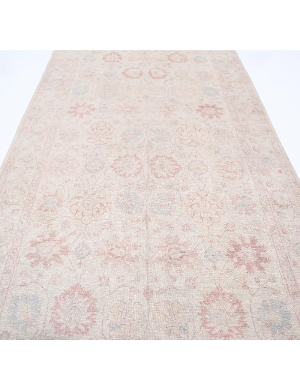 Serenity 6' 2" X 19' 6" Hand-Knotted Wool Rug 6' 2" X 19' 6" (188 X 594) / Ivory / Ivory