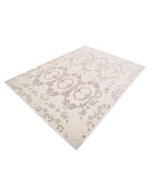 Serenity 6' 4" X 8' 9" Hand-Knotted Wool Rug 6' 4" X 8' 9" (193 X 267) / Ivory / Ivory