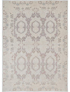 Serenity 6' 4" X 8' 9" Hand-Knotted Wool Rug 6' 4" X 8' 9" (193 X 267) / Ivory / Ivory