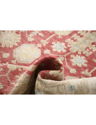 Serenity 5' 6" X 8' 2" Hand-Knotted Wool Rug 5' 6" X 8' 2" (168 X 249) / Ivory / Red