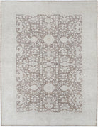 Serenity 6' 1" X 7' 10" Hand-Knotted Wool Rug 6' 1" X 7' 10" (185 X 239) / Brown / Ivory