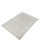 Serenity 3' 1" X 4' 7" Hand-Knotted Wool Rug 3' 1" X 4' 7" (94 X 140) / Green / Ivory