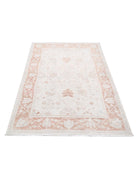 Serenity 3' 10" X 5' 9" Hand-Knotted Wool Rug 3' 10" X 5' 9" (117 X 175) / Ivory / Rust