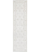 Serenity 2' 8" X 8' 6" Hand-Knotted Wool Rug 2' 8" X 8' 6" (81 X 259) / Ivory / Taupe