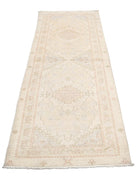 Serenity 2' 7" X 7' 3" Hand-Knotted Wool Rug 2' 7" X 7' 3" (79 X 221) / Ivory / Grey