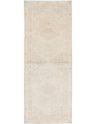 Serenity 2' 7" X 7' 3" Hand-Knotted Wool Rug 2' 7" X 7' 3" (79 X 221) / Ivory / Grey