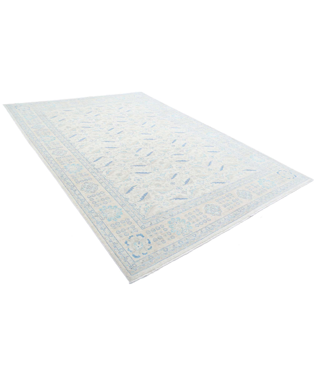 Serenity 8'2'' X 11'9'' Hand-Knotted Wool Rug 8'2'' x 11'9'' (245 X 353) / Ivory / Beige