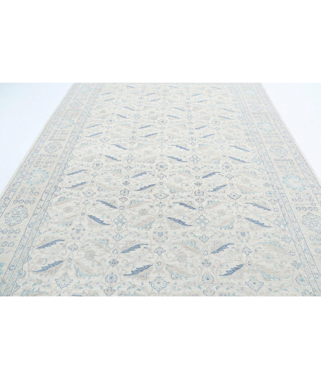 Serenity 8'2'' X 11'9'' Hand-Knotted Wool Rug 8'2'' x 11'9'' (245 X 353) / Ivory / Beige