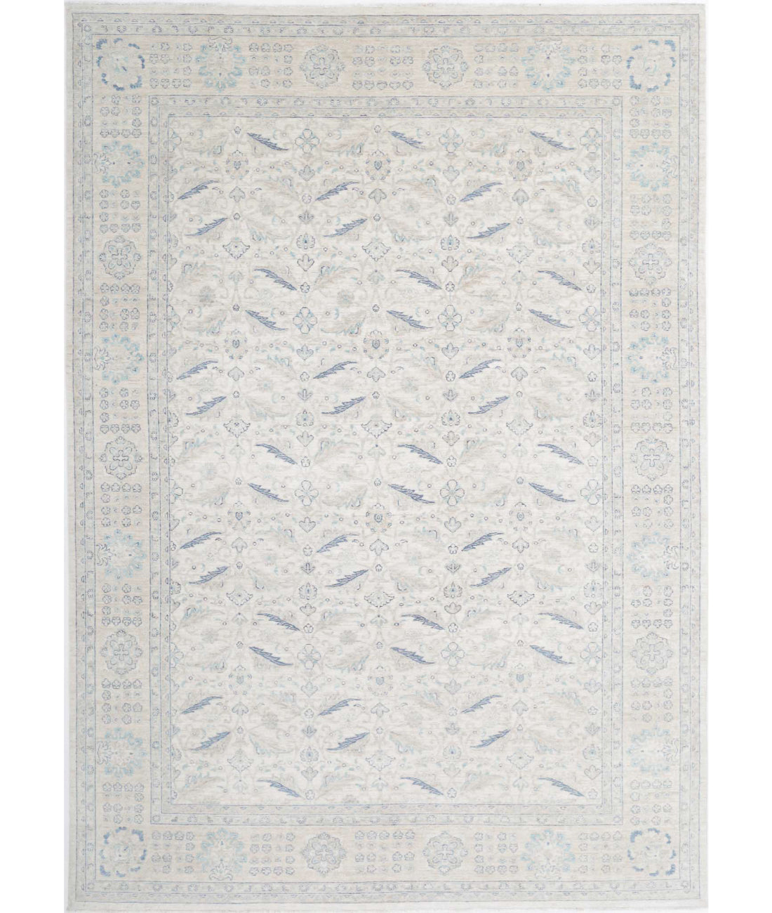 Serenity 8'2'' X 11'9'' Hand-Knotted Wool Rug 8'2'' x 11'9'' (245 X 353) / Ivory / Beige