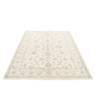 Serenity 5'7'' X 7'4'' Hand-Knotted Wool Rug 5'7'' x 7'4'' (168 X 220) / Ivory / Grey