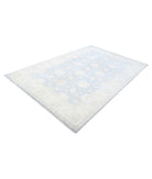 Serenity 6'4'' X 9'10'' Hand-Knotted Wool Rug 6'4'' x 9'10'' (190 X 295) / Grey / Ivory