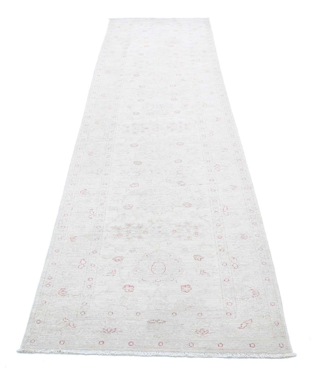 Serenity 2'10'' X 12'3'' Hand-Knotted Wool Rug 2'10'' x 12'3'' (85 X 368) / Ivory / Ivory