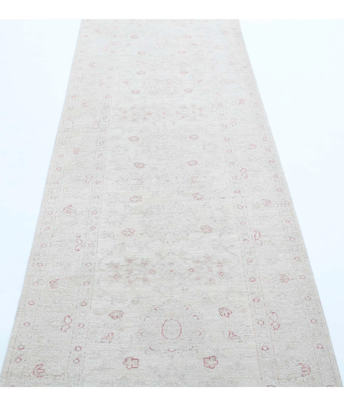 Serenity 2'10'' X 12'3'' Hand-Knotted Wool Rug 2'10'' x 12'3'' (85 X 368) / Ivory / Ivory