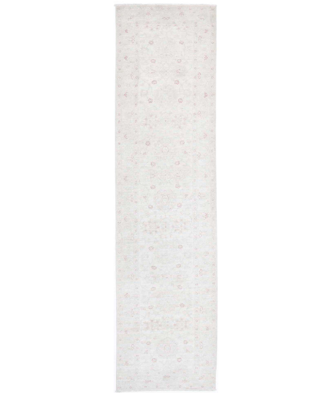 Serenity 2'10'' X 12'3'' Hand-Knotted Wool Rug 2'10'' x 12'3'' (85 X 368) / Ivory / Ivory