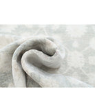 Serenity 4'8'' X 16'3'' Hand-Knotted Wool Rug 4'8'' x 16'3'' (140 X 488) / Grey / Ivory