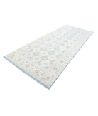 Serenity 5'1'' X 12'8'' Hand-Knotted Wool Rug 5'1'' x 12'8'' (153 X 380) / Blue / Ivory