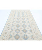 Serenity 5'1'' X 12'8'' Hand-Knotted Wool Rug 5'1'' x 12'8'' (153 X 380) / Blue / Ivory