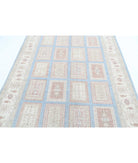 Serenity 5'6'' X 7'10'' Hand-Knotted Wool Rug 5'6'' x 7'10'' (165 X 235) / Blue / Ivory