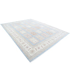 Serenity 9'10'' X 13'0'' Hand-Knotted Wool Rug 9'10'' x 13'0'' (295 X 390) / Blue / Ivory