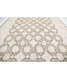 Serenity 12'3'' X 17'8'' Hand-Knotted Wool Rug 12'3'' x 17'8'' (368 X 530) / Brown / Ivory