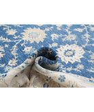 Serenity 9'9'' X 21'1'' Hand-Knotted Wool Rug 9'9'' x 21'1'' (293 X 633) / Blue / Ivory