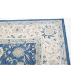 Serenity 9'9'' X 21'1'' Hand-Knotted Wool Rug 9'9'' x 21'1'' (293 X 633) / Blue / Ivory