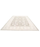 Serenity 9'7'' X 13'11'' Hand-Knotted Wool Rug 9'7'' x 13'11'' (288 X 418) / Brown / Ivory