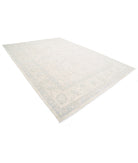 Serenity 10'0'' X 14'2'' Hand-Knotted Wool Rug 10'0'' x 14'2'' (300 X 425) / Ivory / Blue