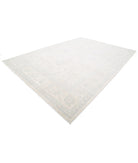 Serenity 10'0'' X 14'2'' Hand-Knotted Wool Rug 10'0'' x 14'2'' (300 X 425) / Ivory / Blue