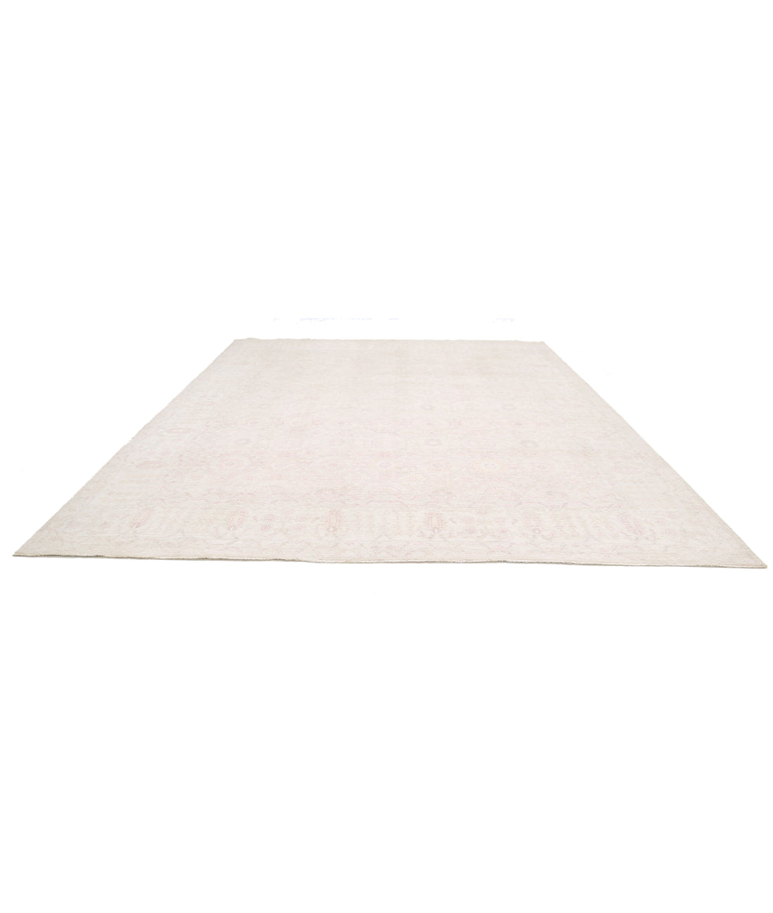 Serenity 12'0'' X 14'4'' Hand-Knotted Wool Rug 12'0'' x 14'4'' (360 X 430) / Taupe / Ivory