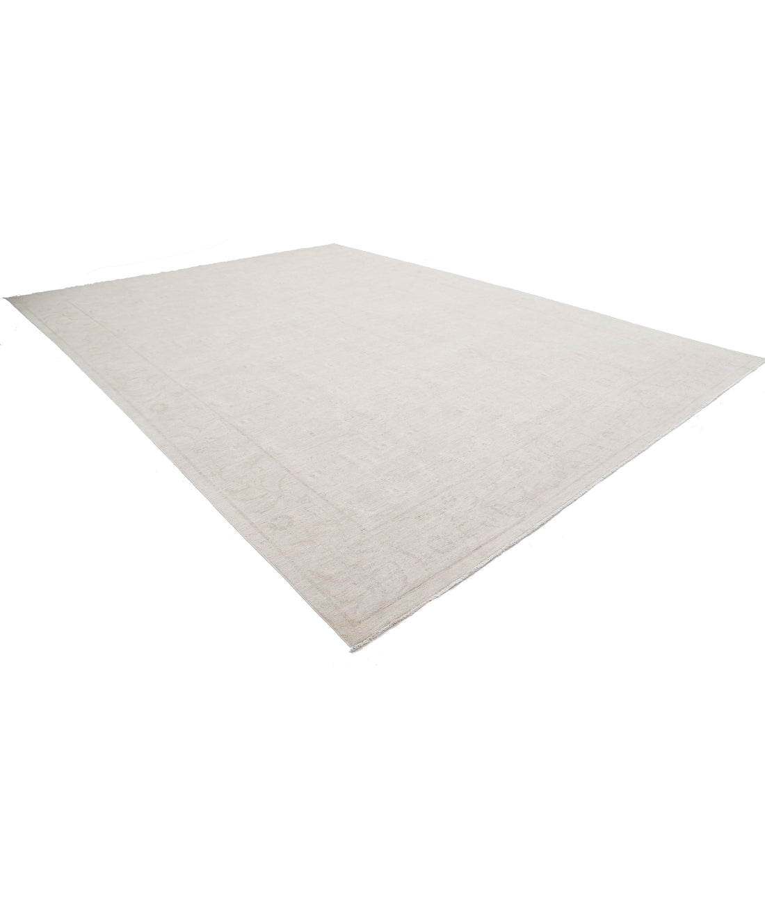 Serenity 12'10'' X 17'2'' Hand-Knotted Wool Rug 12'10'' x 17'2'' (385 X 515) / Grey / Ivory