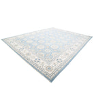 Serenity 13'2'' X 16'10'' Hand-Knotted Wool Rug 13'2'' x 16'10'' (395 X 505) / Blue / Ivory