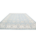 Serenity 13'2'' X 16'10'' Hand-Knotted Wool Rug 13'2'' x 16'10'' (395 X 505) / Blue / Ivory