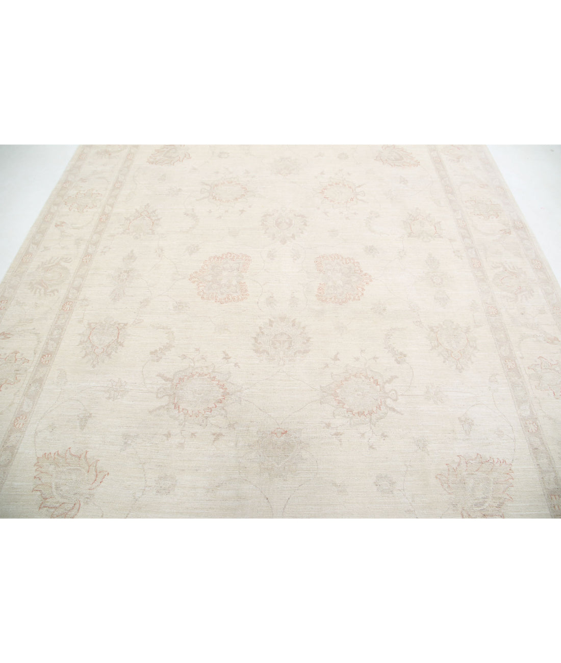 Serenity 8'2'' X 11'5'' Hand-Knotted Wool Rug 8'2'' x 11'5'' (245 X 343) / Ivory / Taupe